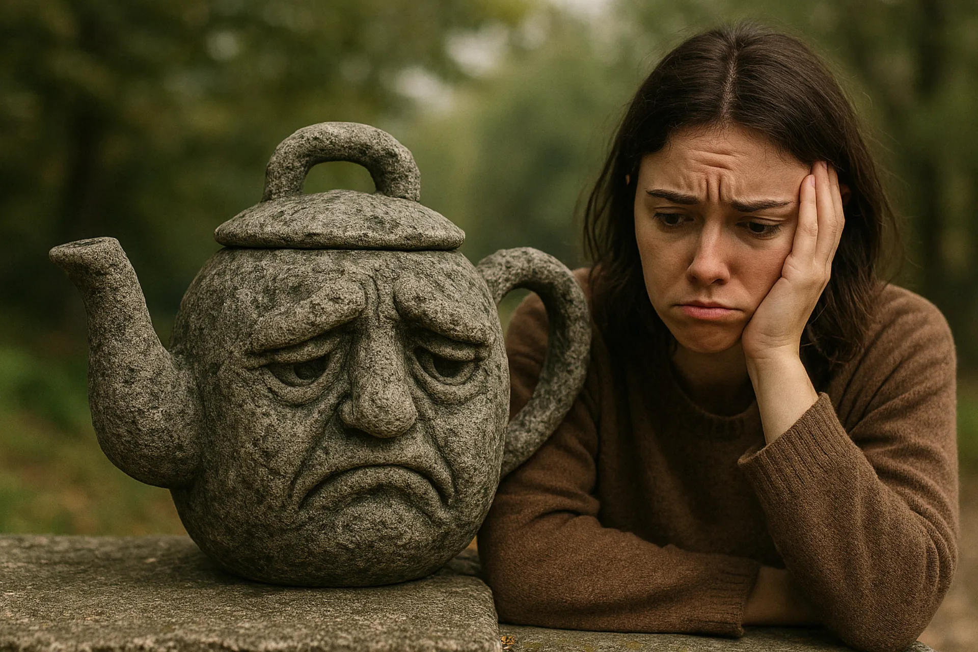 Zakamieniony czajnik